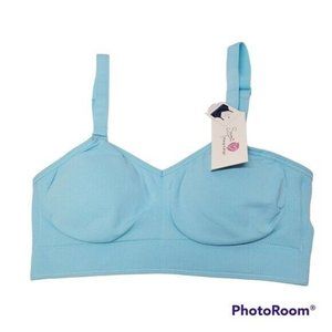 * Secret treasures small bralette seamless comfort uplifting inner support blue